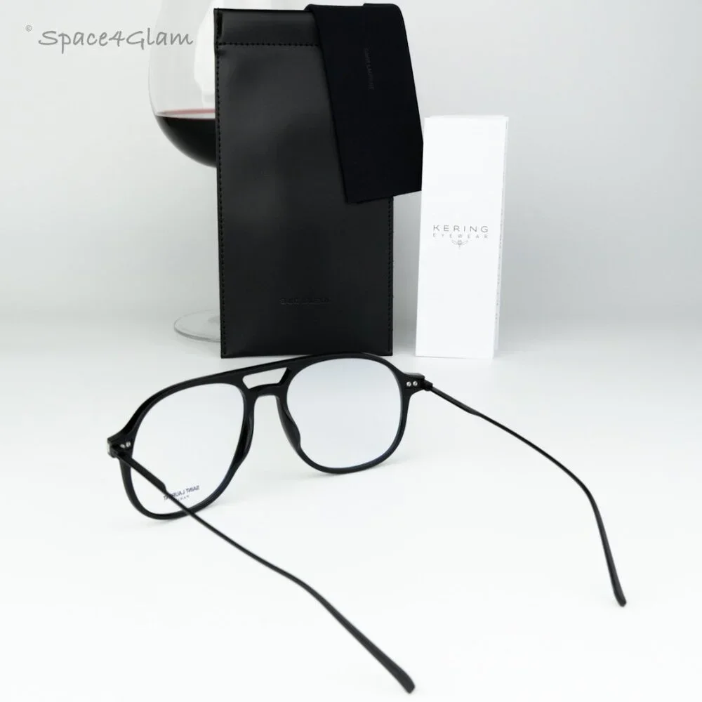 Saint Laurent Women Eyeglasses Black Demo Aviator SL626 001 BRAND NEW